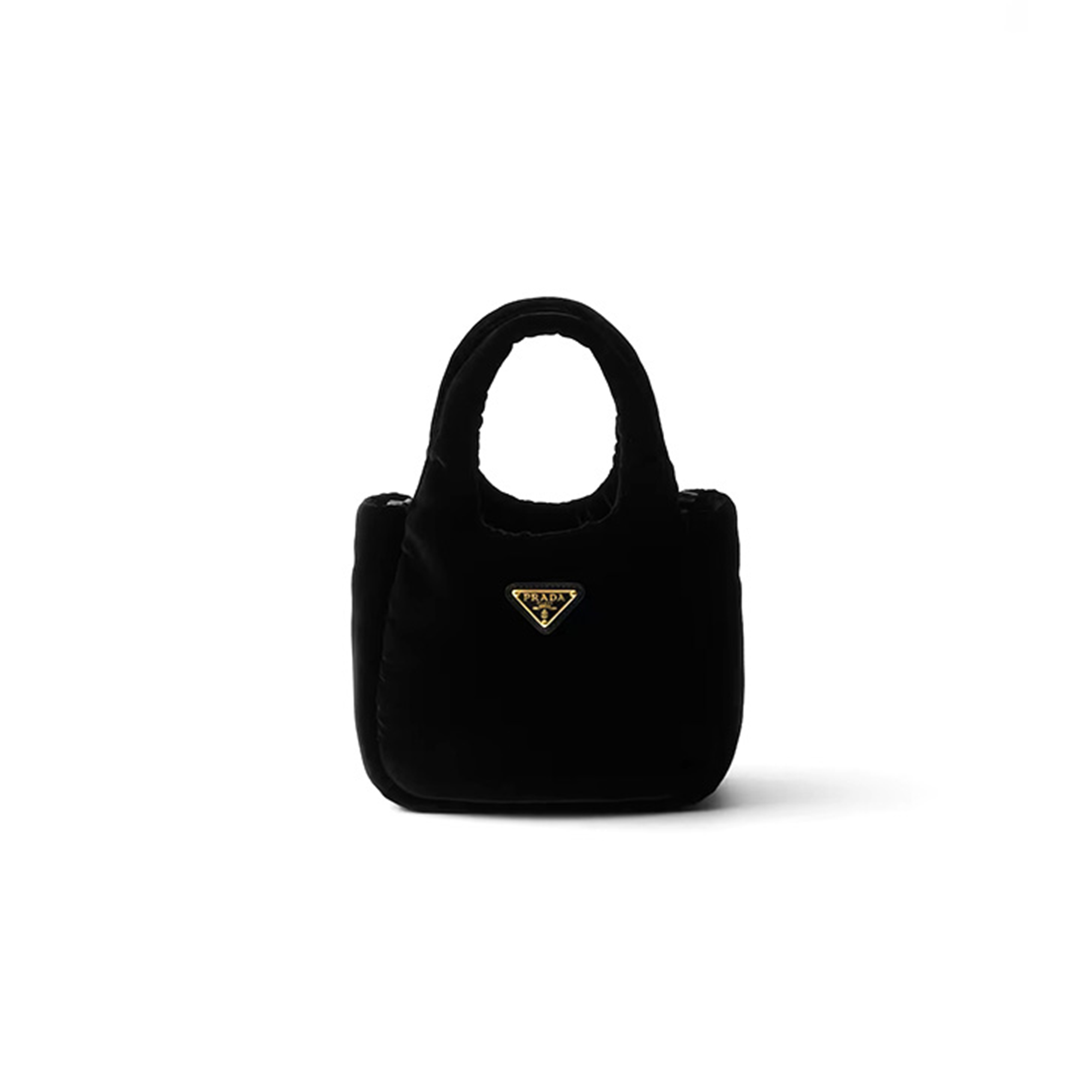 Pra*a velvet mini handbag 1ba410 (16*14*7.5cm)